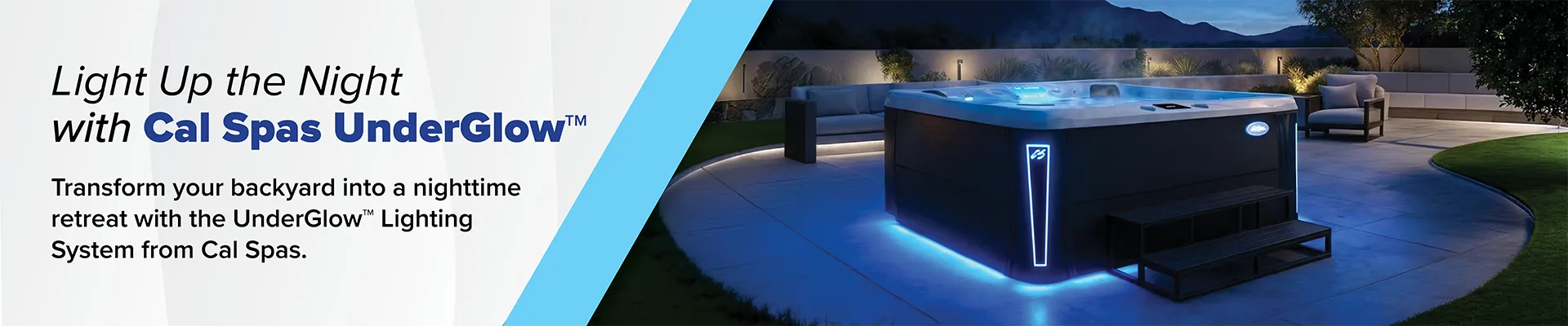 Calspas hot tub being used in a family setting - Doral